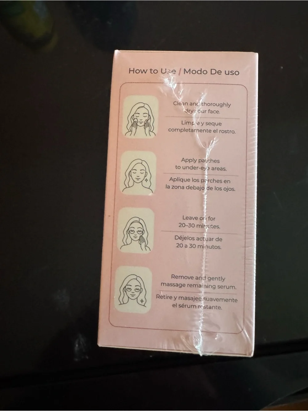 Revitalizing Hydrogel Eye Patches Pink 15 Pairs Caffeine Hyaluronic Acid
